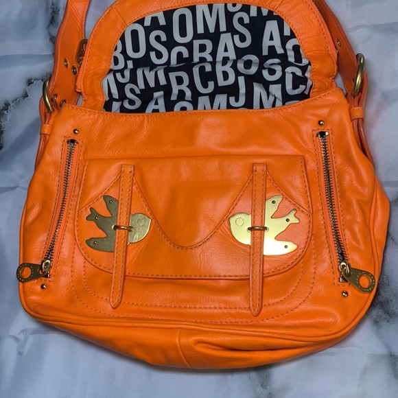 π Petal To The Metal βBirdβ Fluorescent Orange Bag Marc By Marc Jacobs - Picture 6 of 15